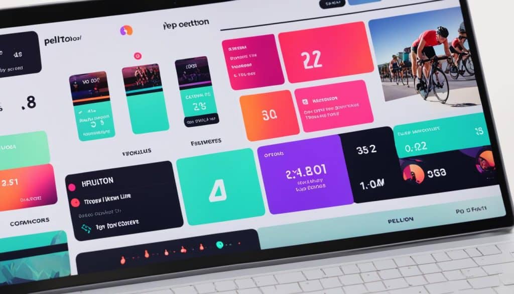 Peloton Digital App Interface