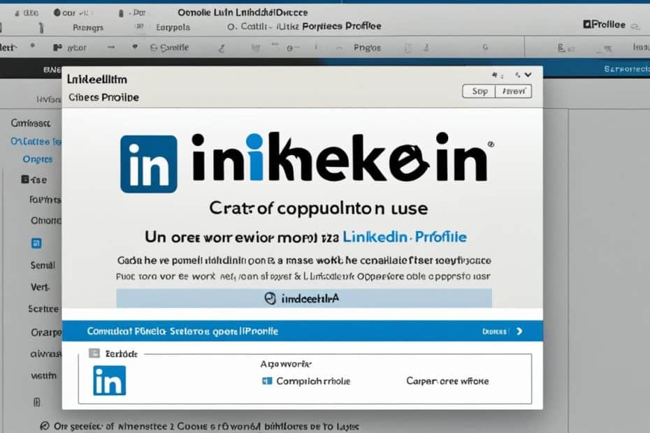 LinkedIn Profile Editing